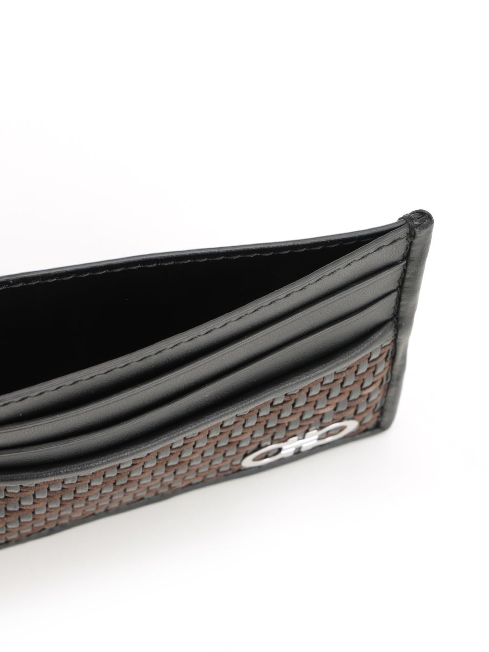 Gancio Woven Card Case Wallets Multicolor - 4