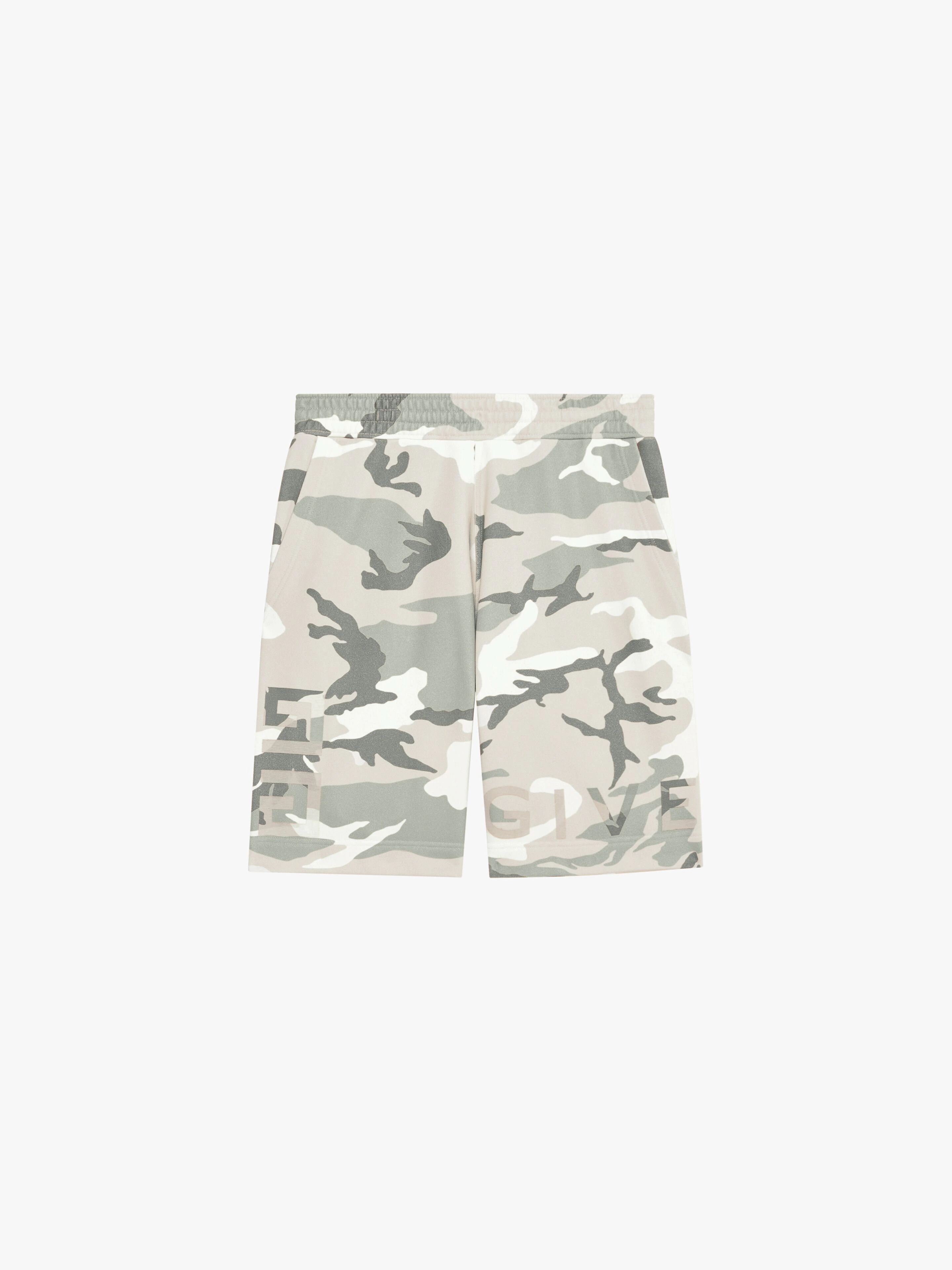 BERMUDA SHORTS IN PRINTED FLEECE - 1