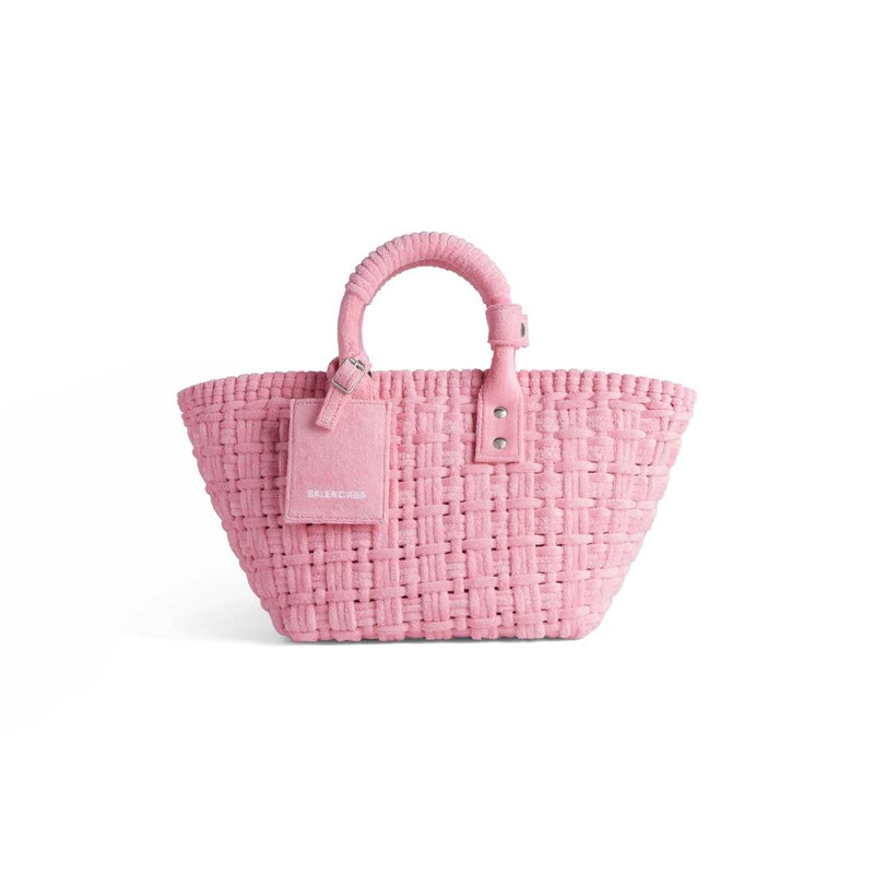 Women's Bistro Xs Basket With Strap In Sponge Fabric in Pink - 1