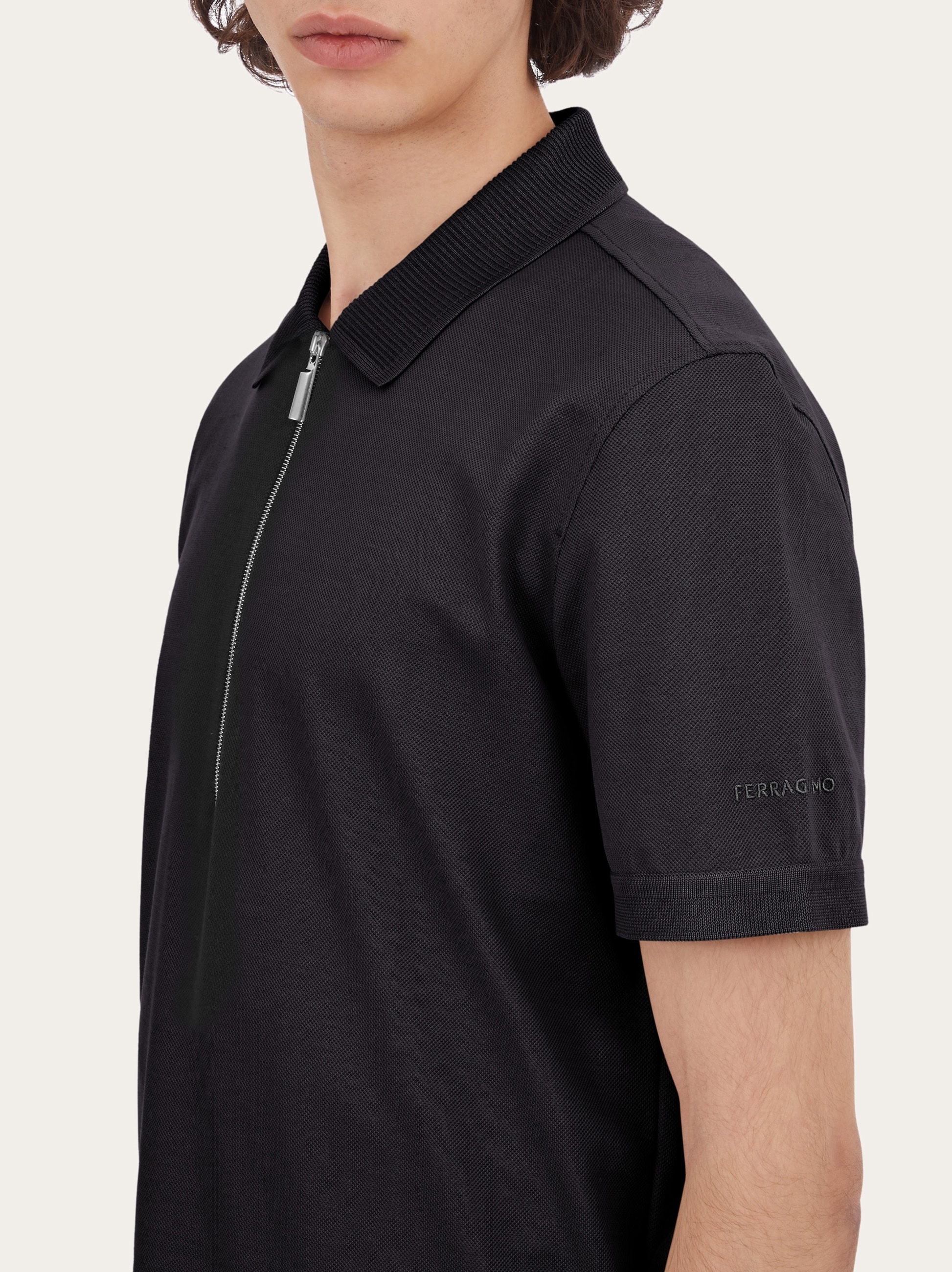 Polo with zip collar - 4