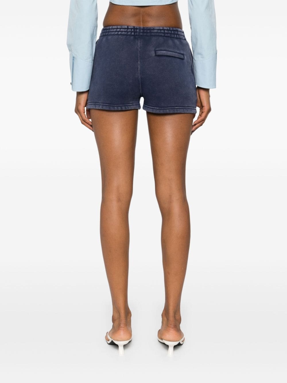 embossed-logo track shorts - 4