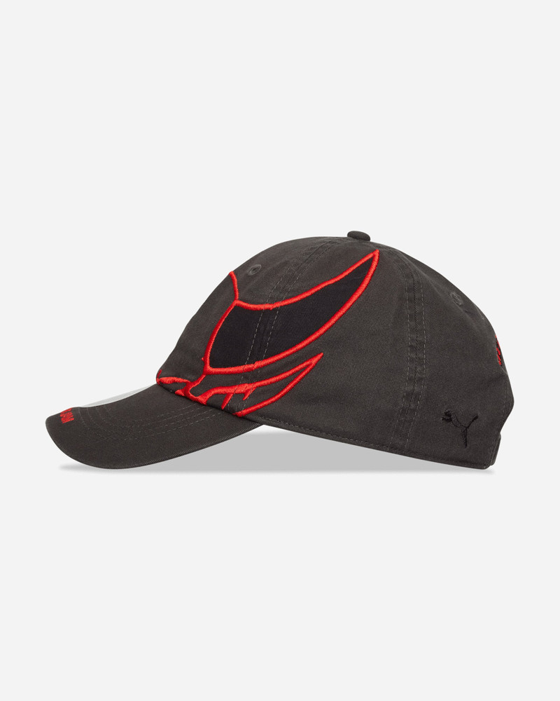 AC Milan x Slam Jam Cap Black / For All Time Red 3