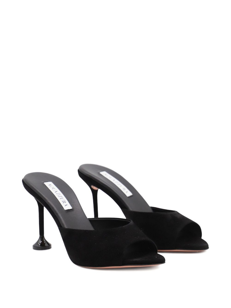 AQUAZZURA 85mm peep-toe heeled sandals outlook