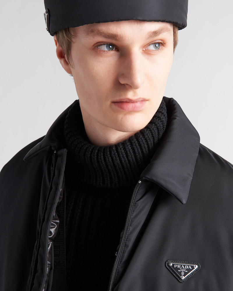 Cropped Re-Nylon down jacket 4