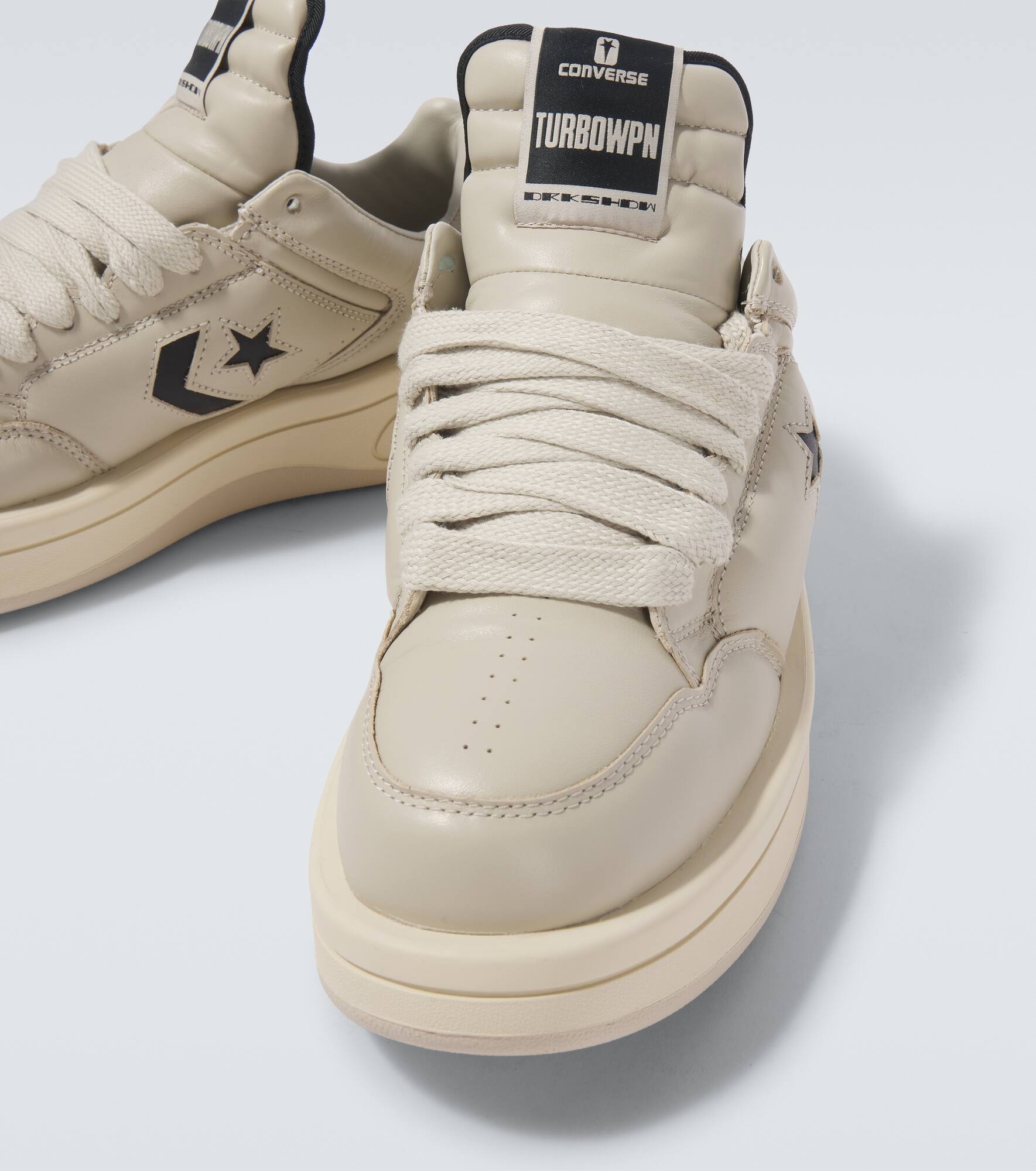 x Converse Turbowpn leather sneakers - 3