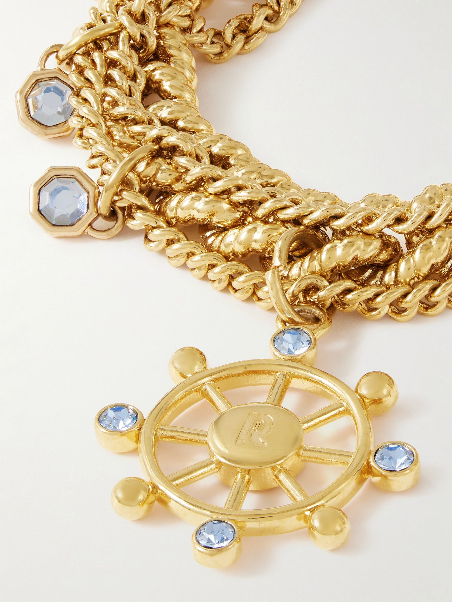 Gold-tone crystal bracelet Gold - 3