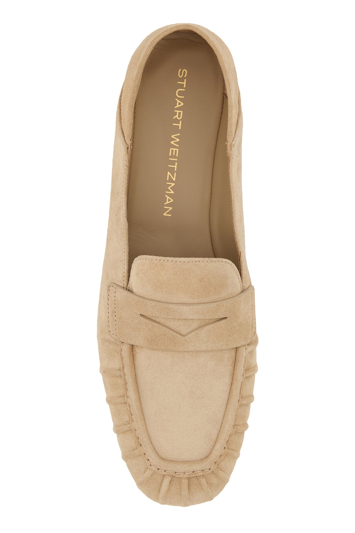 Skin pink suede Brooks loafers - 4