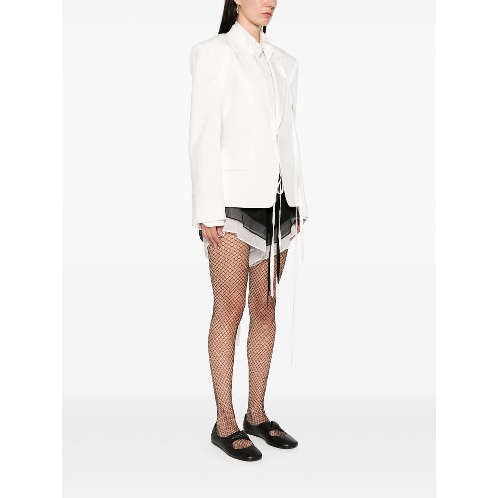Ann Demeulemeester White Jackets - Blazers Women - 3