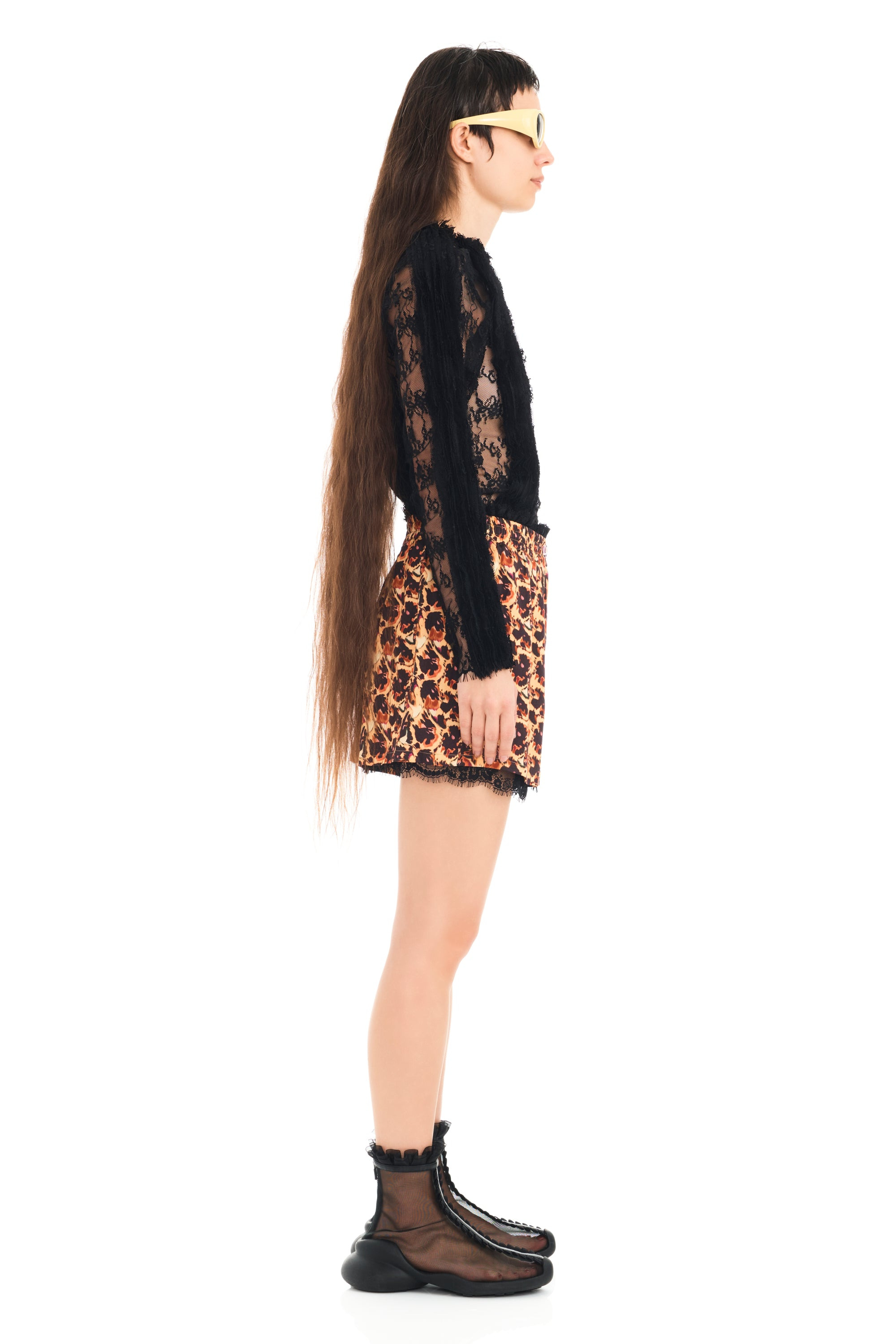 LEOPARD PEONY MINI BOXER - 4