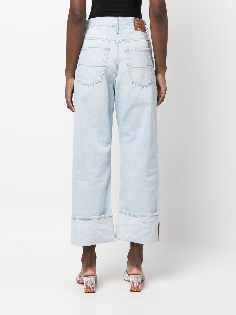 1999 cropped straight-leg jeans - 4