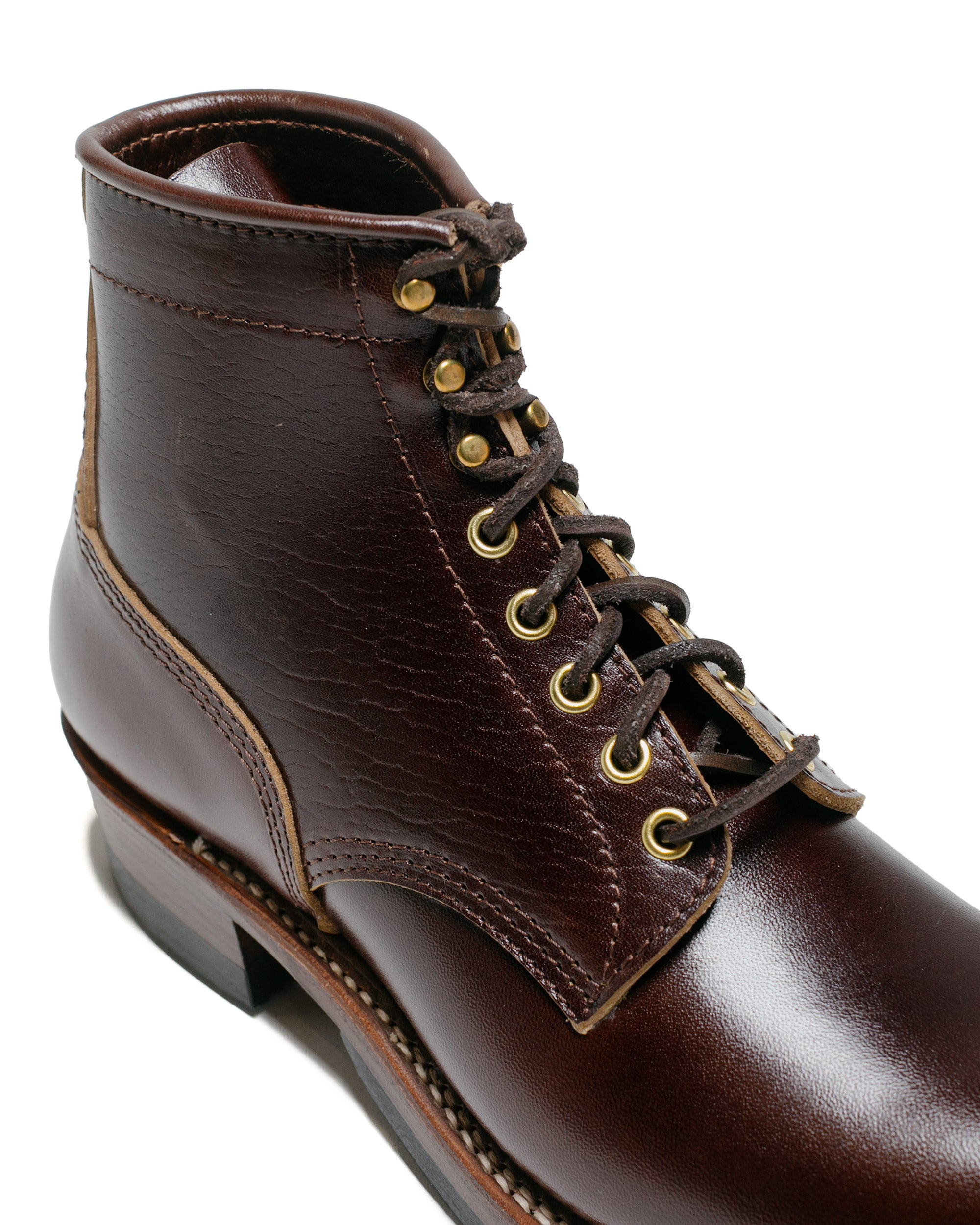 Steel Gang Boots Shinki Hikaku Horsebutt Dark Brown - 3