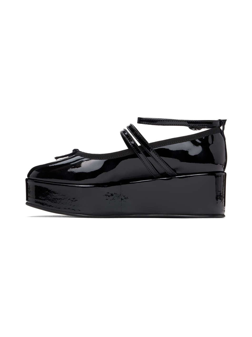 Black Cendrillon Platform Mary Jane Heels - 3