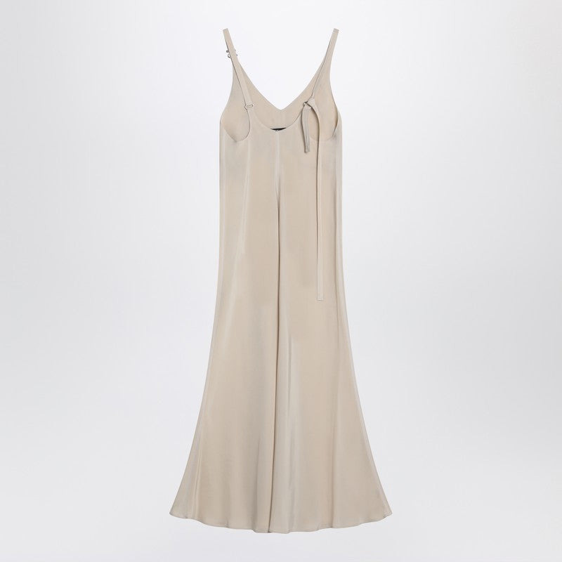 Sportmax Ivory Dress With Adjustable Strap Women - 2