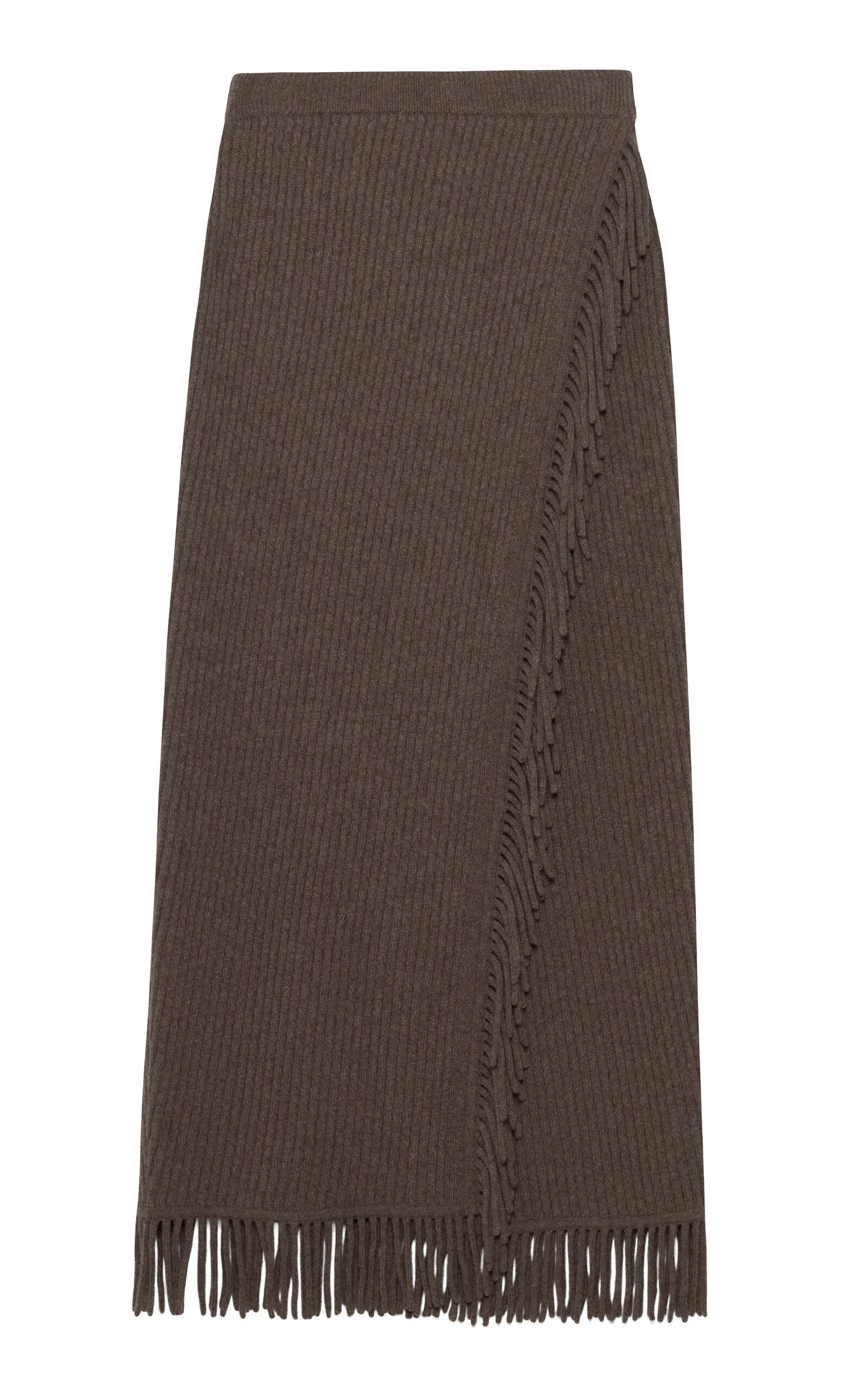 Casey Wool-Cashmere Midi Skirt - 1
