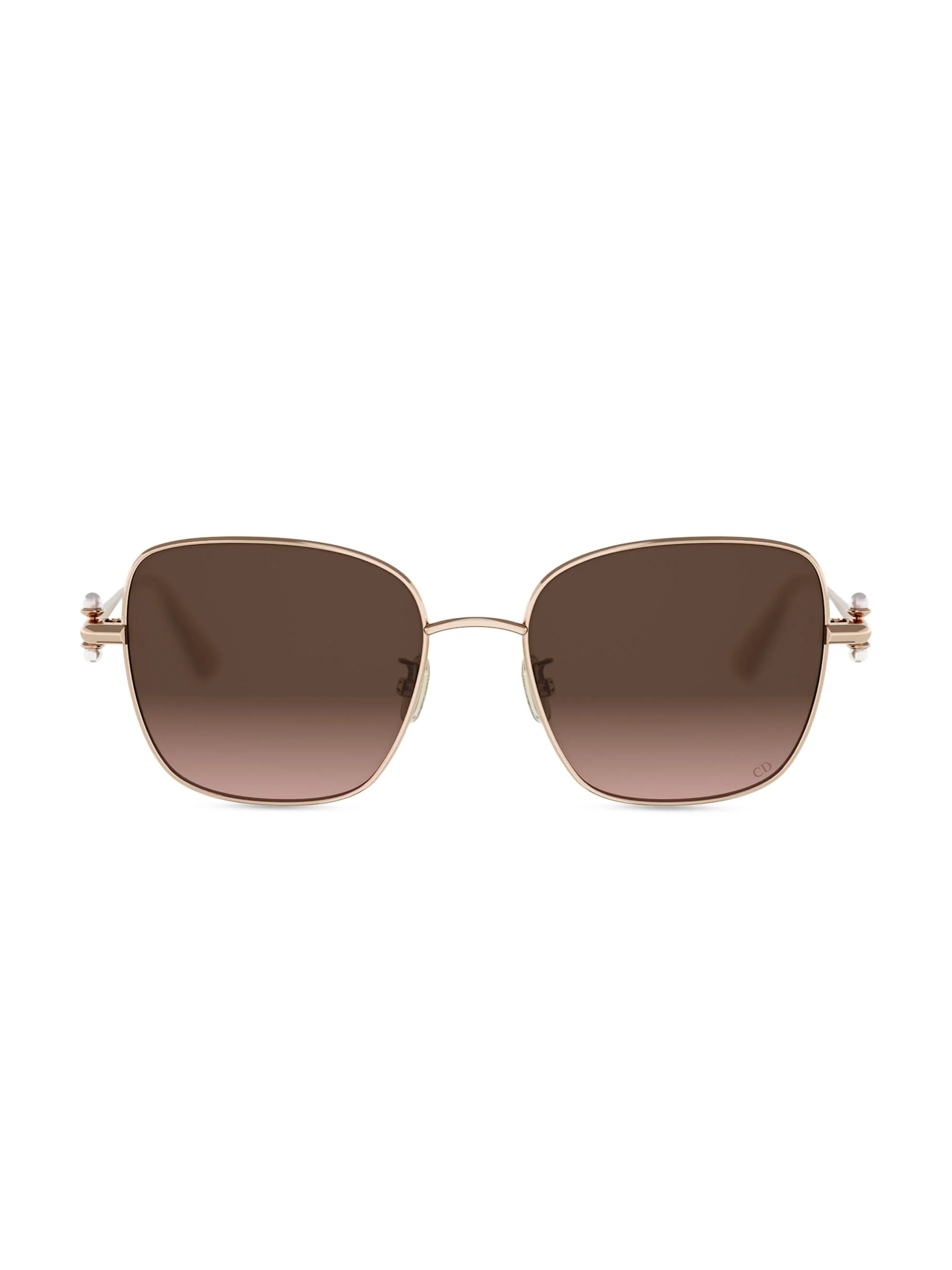 Women's DiorTribales S1U 55MM Square Sunglasses - Gold Brown - 1