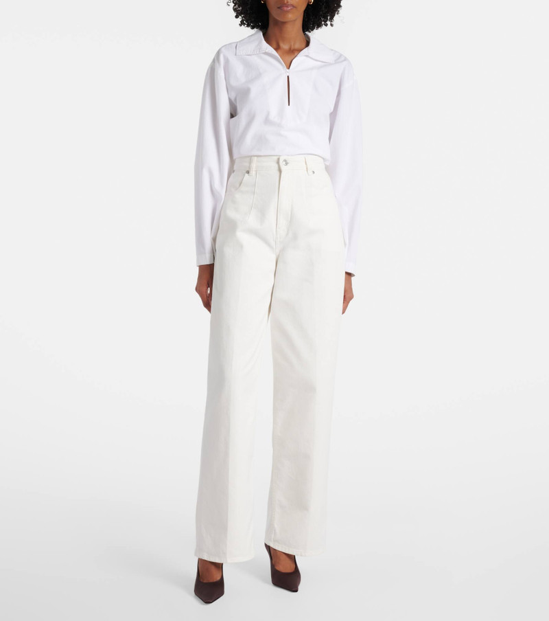 High-rise wide-leg jeans 7