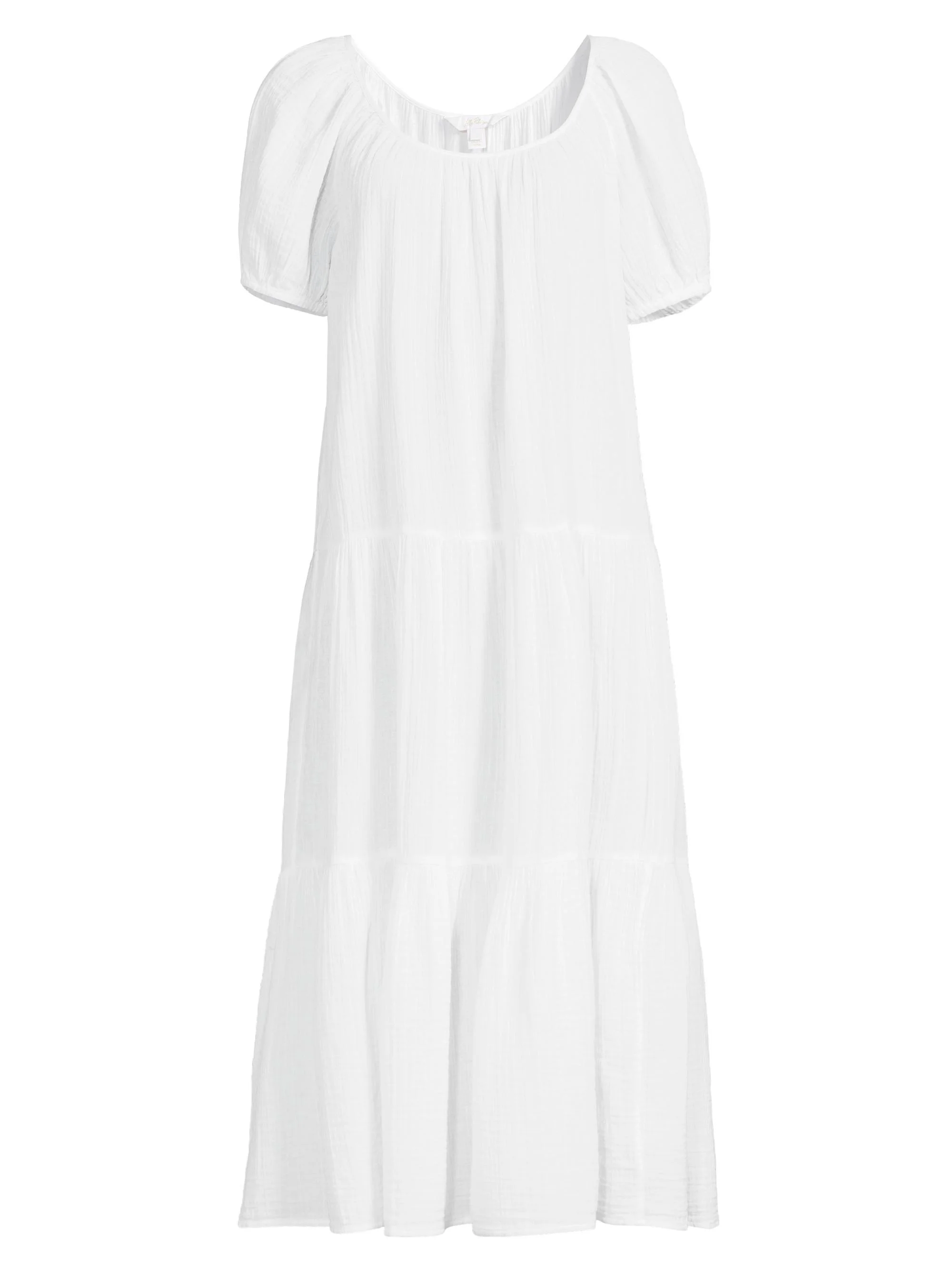 Women's Zemimi Crinkled Cover-Up Midi-Dress - Resort White - 1