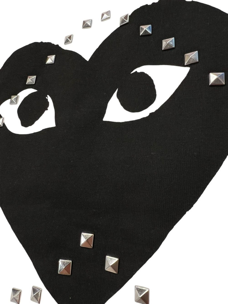 Comme des Garçons PLAY logo-print studded-embellishment T-shirt outlook