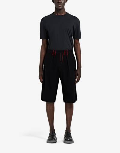 Maison Margiela Red shadow reveal' cuffed shorts outlook