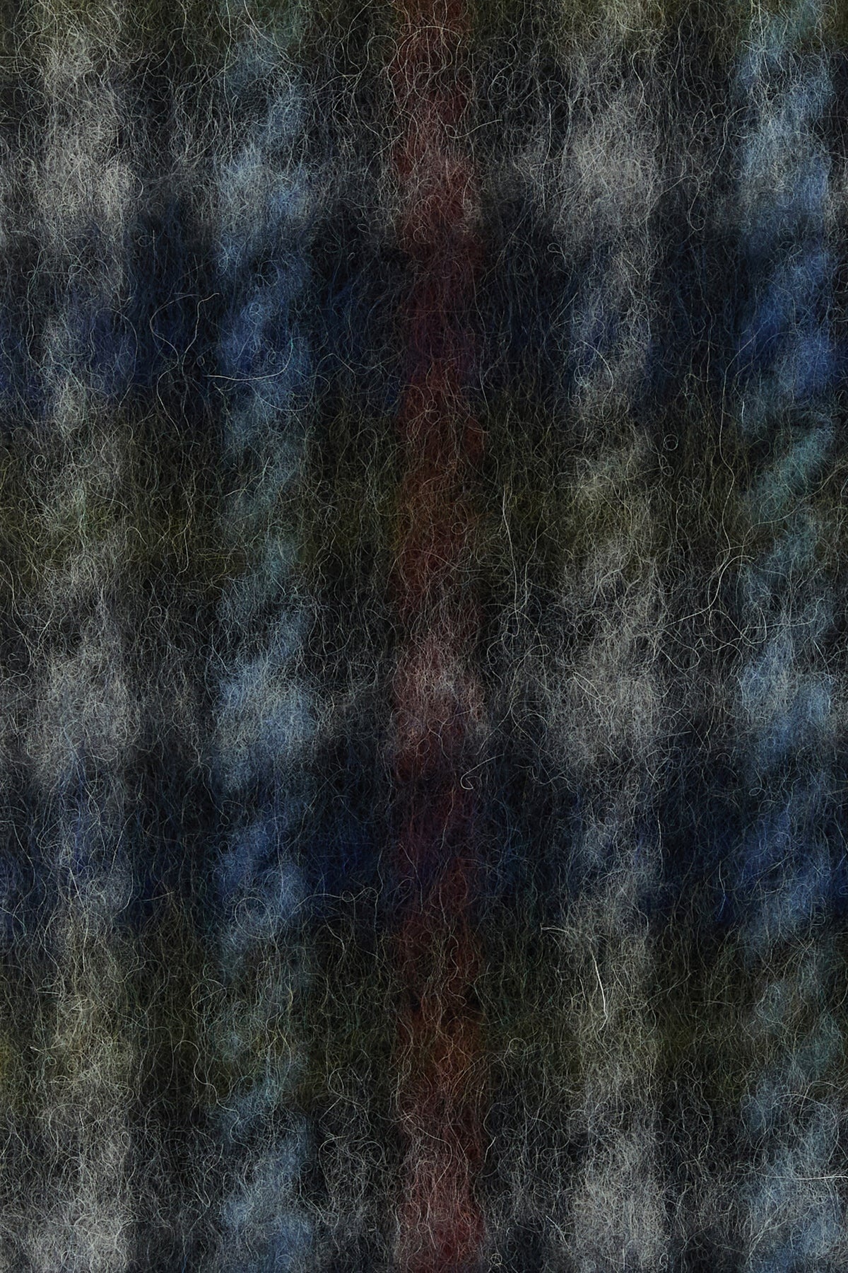 Multicolor mohair blend scarf - 3