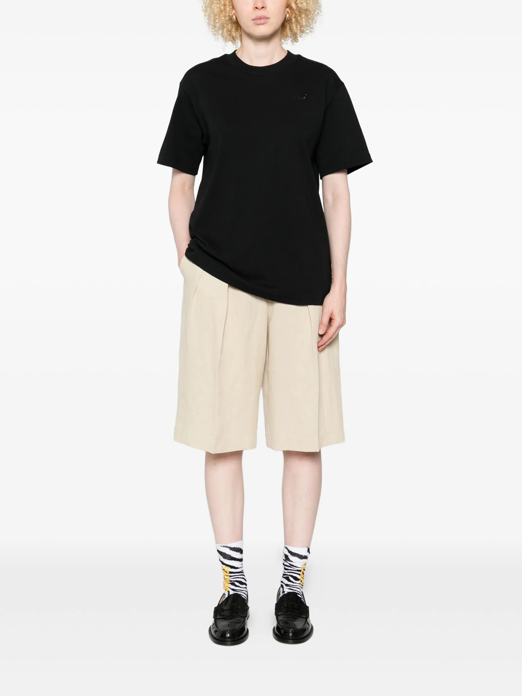 New Balance Logo-embroidered Cotton T-shirt - 2