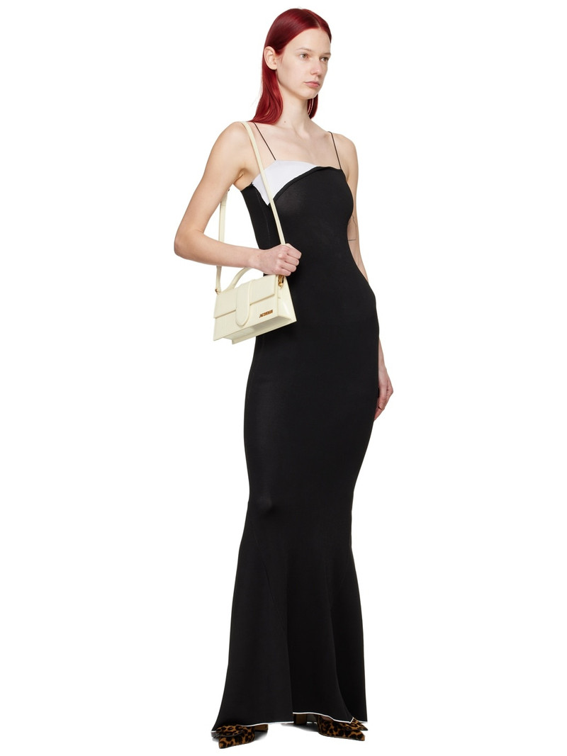 JACQUEMUS Black Les Sculptures 'La robe Aro' Maxi Dress outlook