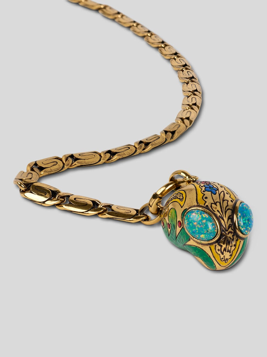 NECKLACE WITH ALIEN PENDANT - 3