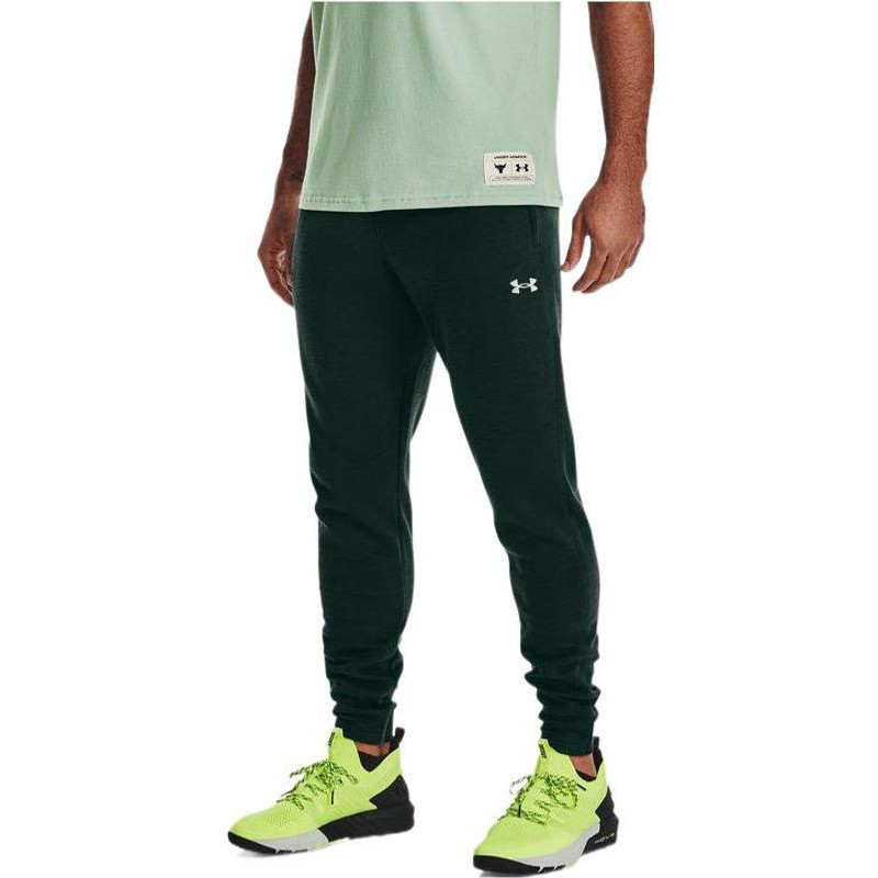 Under Armour Under Armour Project Rock Charged Cotton Fleece Pants 'Green' 1357203-384 outlook