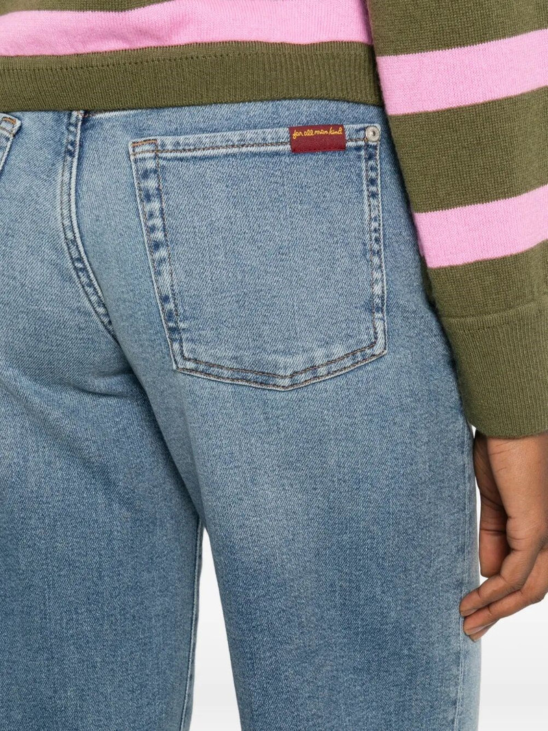 STOVEPIPE OCEANSTONE STRAIGHT LEG JEANS 5