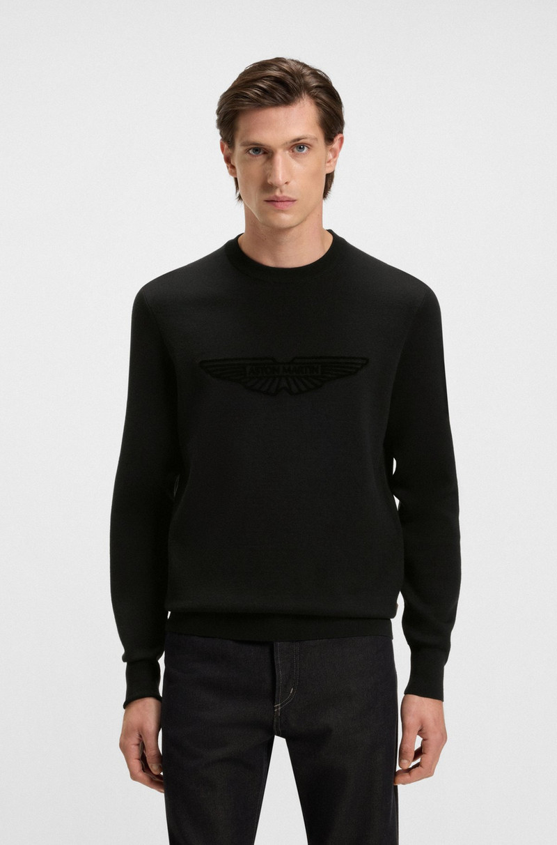BOSS X ASTON MARTIN SWEATER WITH EMBROIDERED LOGO 2
