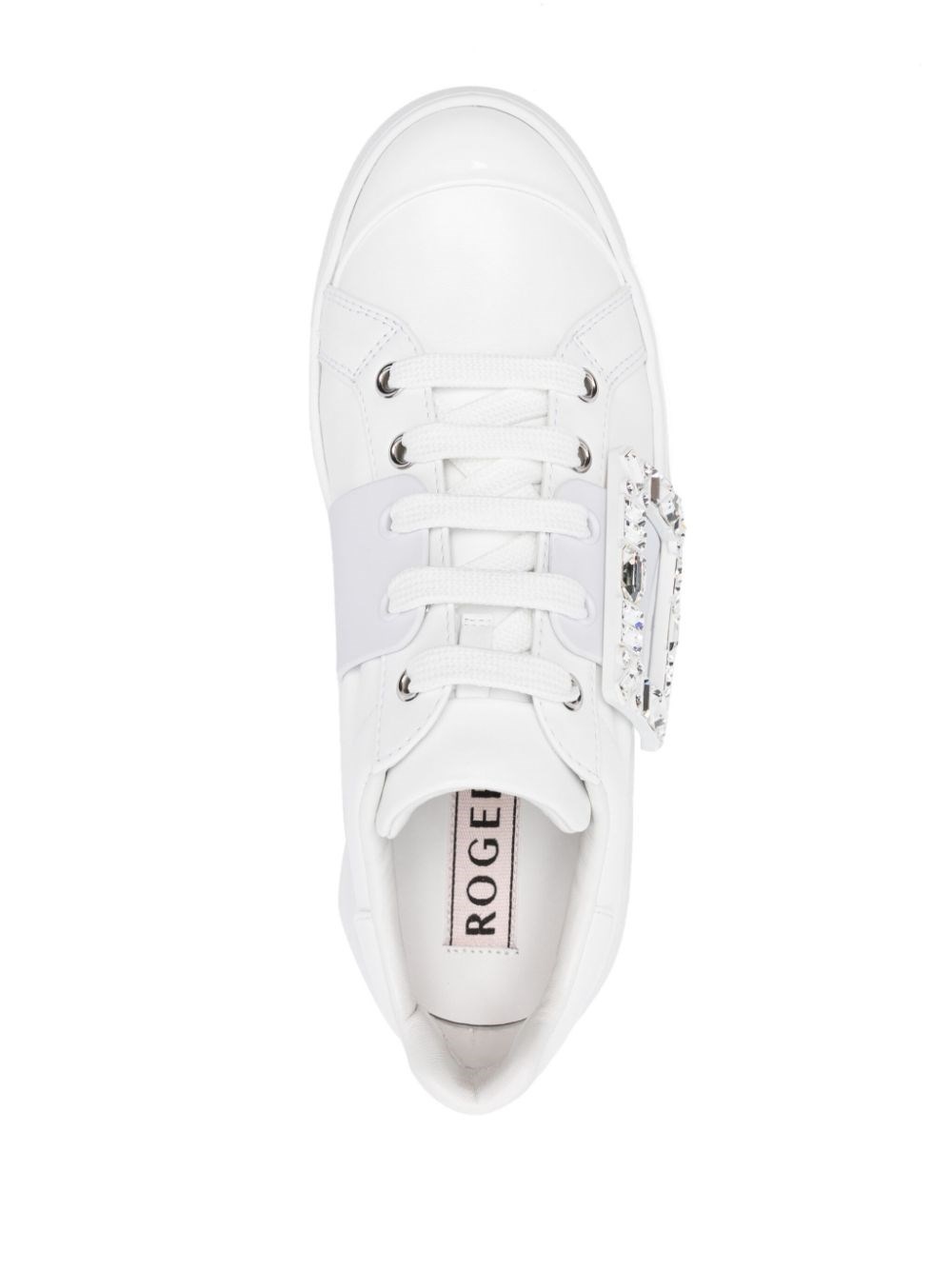 Viv Skate high Strass leather sneakers - 3