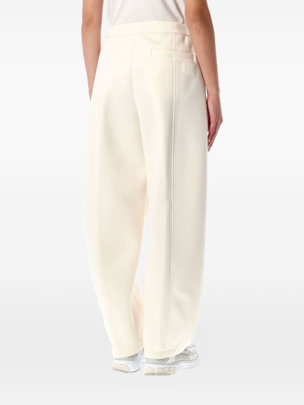 pleated embroidered track pants - 2