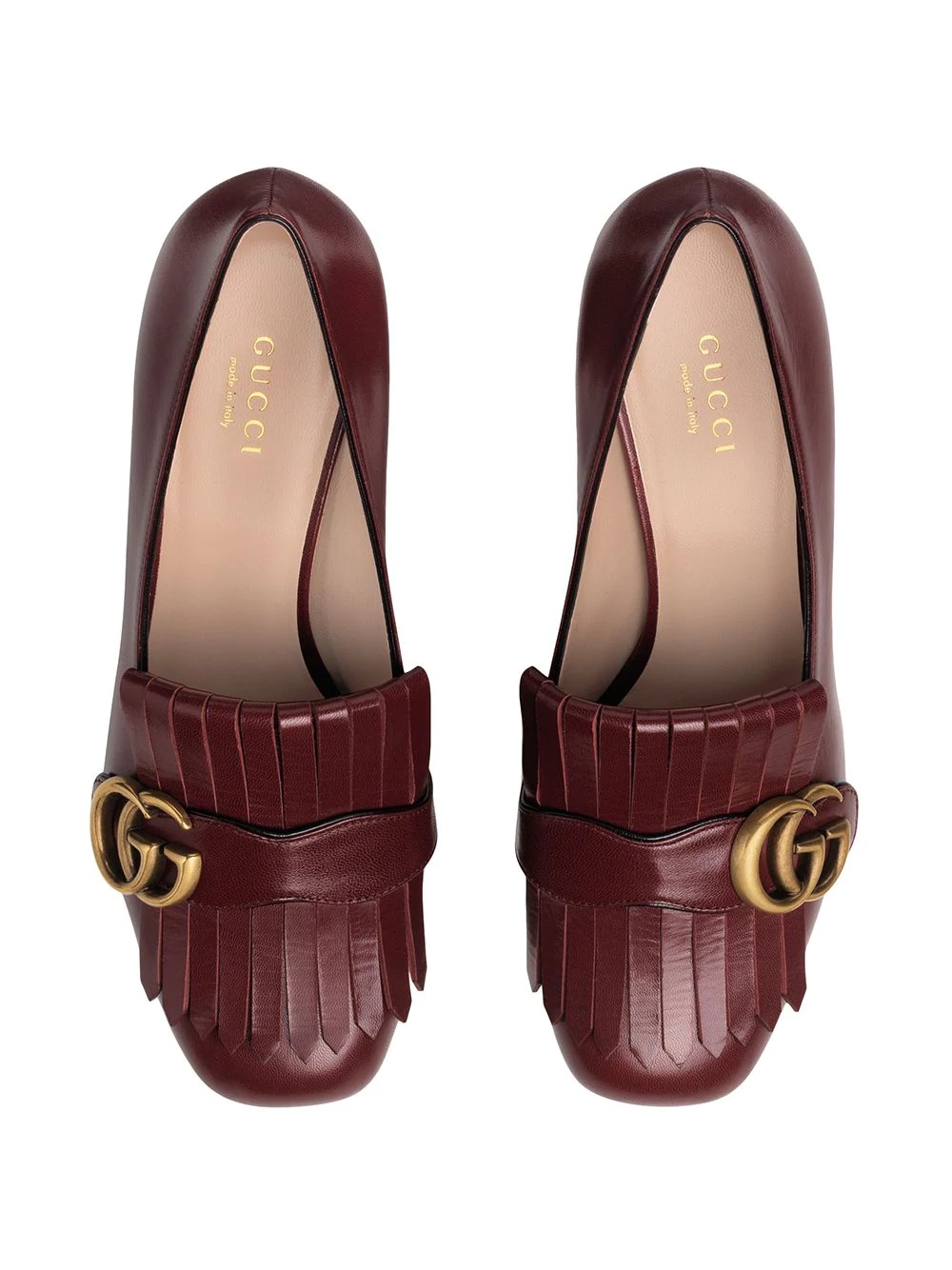 decollete in pelle loafers - 4