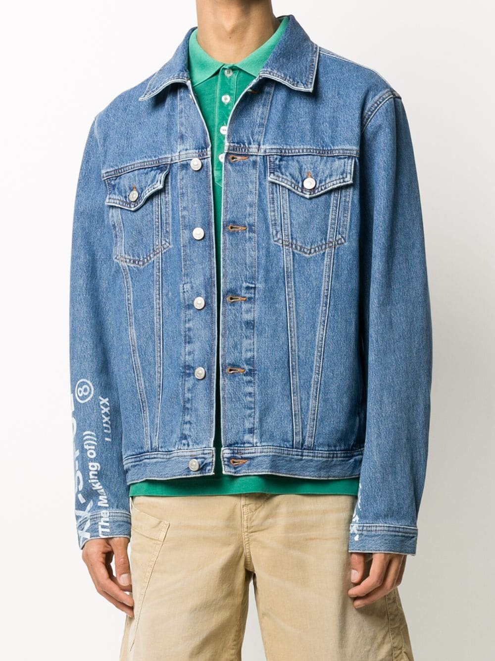 Nhill-Sp2 printed denim jacket - 3