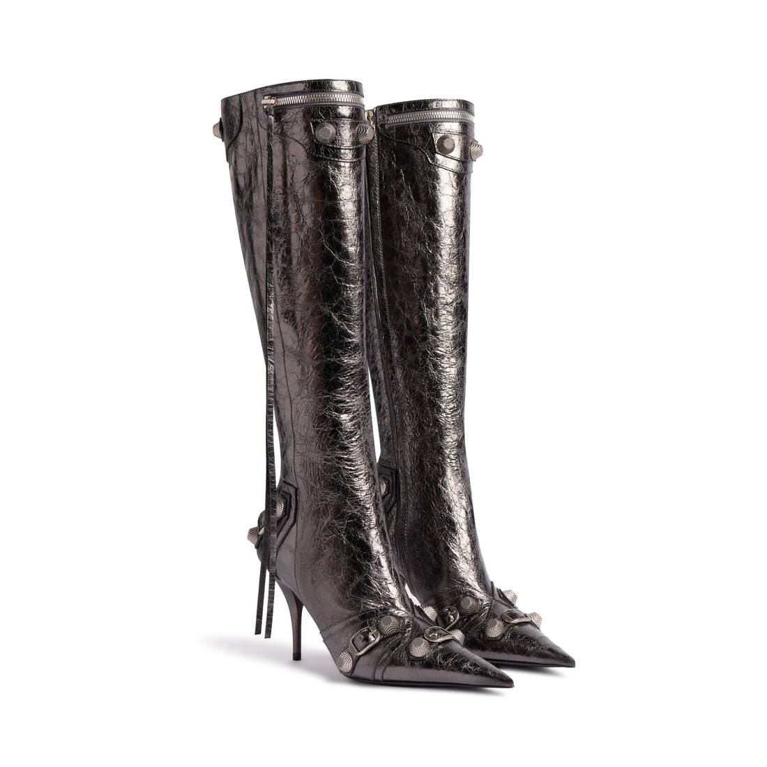 Women's Cagole 90mm Boot Metallized  in Grey - 2