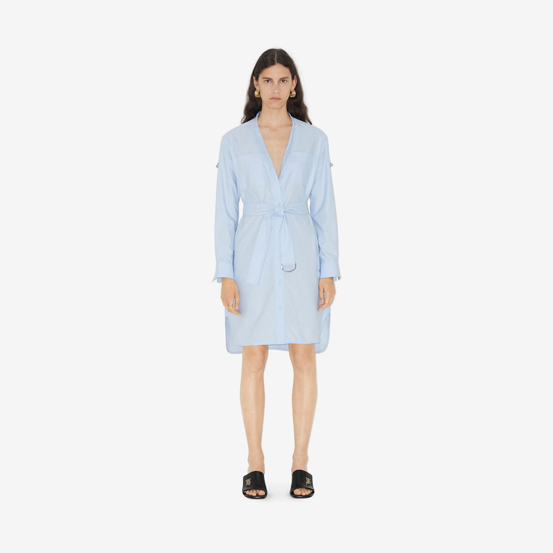 Burberry Cotton Belted Shirt Dress outlook