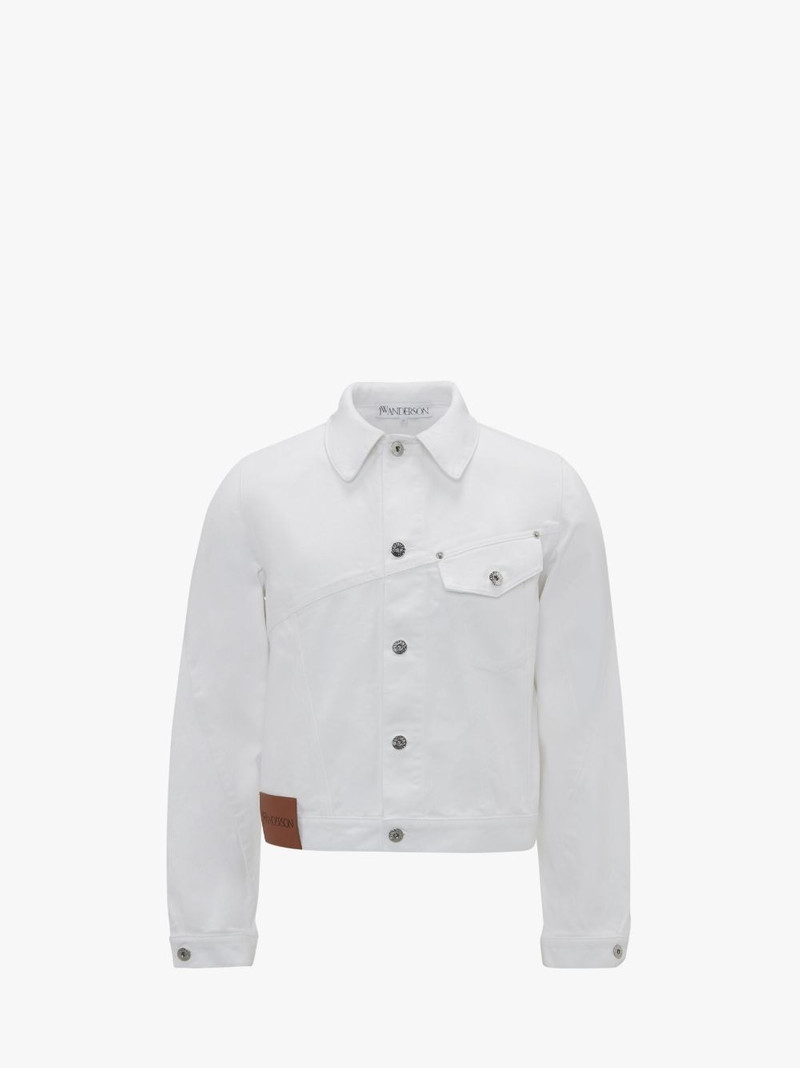 CROPPED TWISTED DENIM JACKET 1