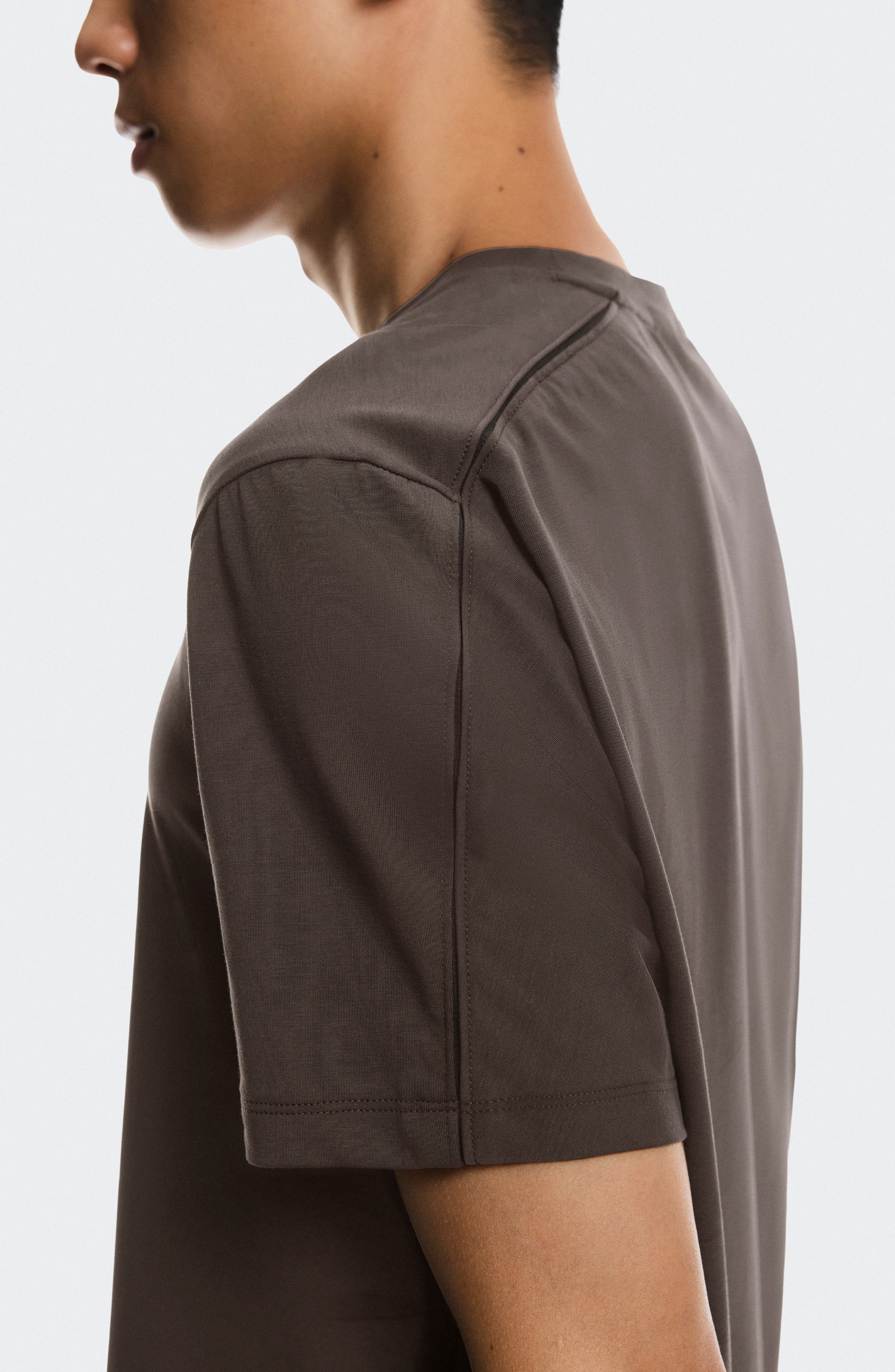 On Focus-T Performance Running T-Shirt in Pebble at Nordstrom - 5