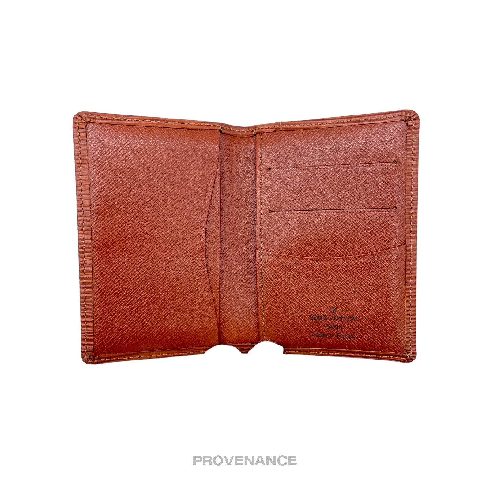 Louis Vuitton Pocket Organizer Wallet - Fawn Epi Leather - 7