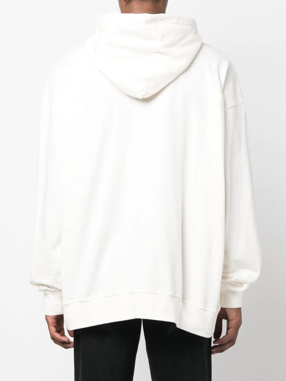 graphic-print cotton hoodie - 4