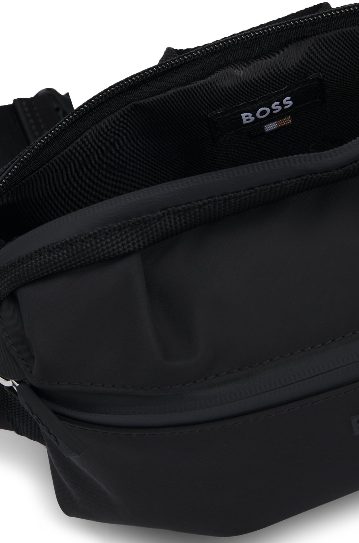 LOGO-DETAIL BELT BAG WITH TOP HANDLE - 4
