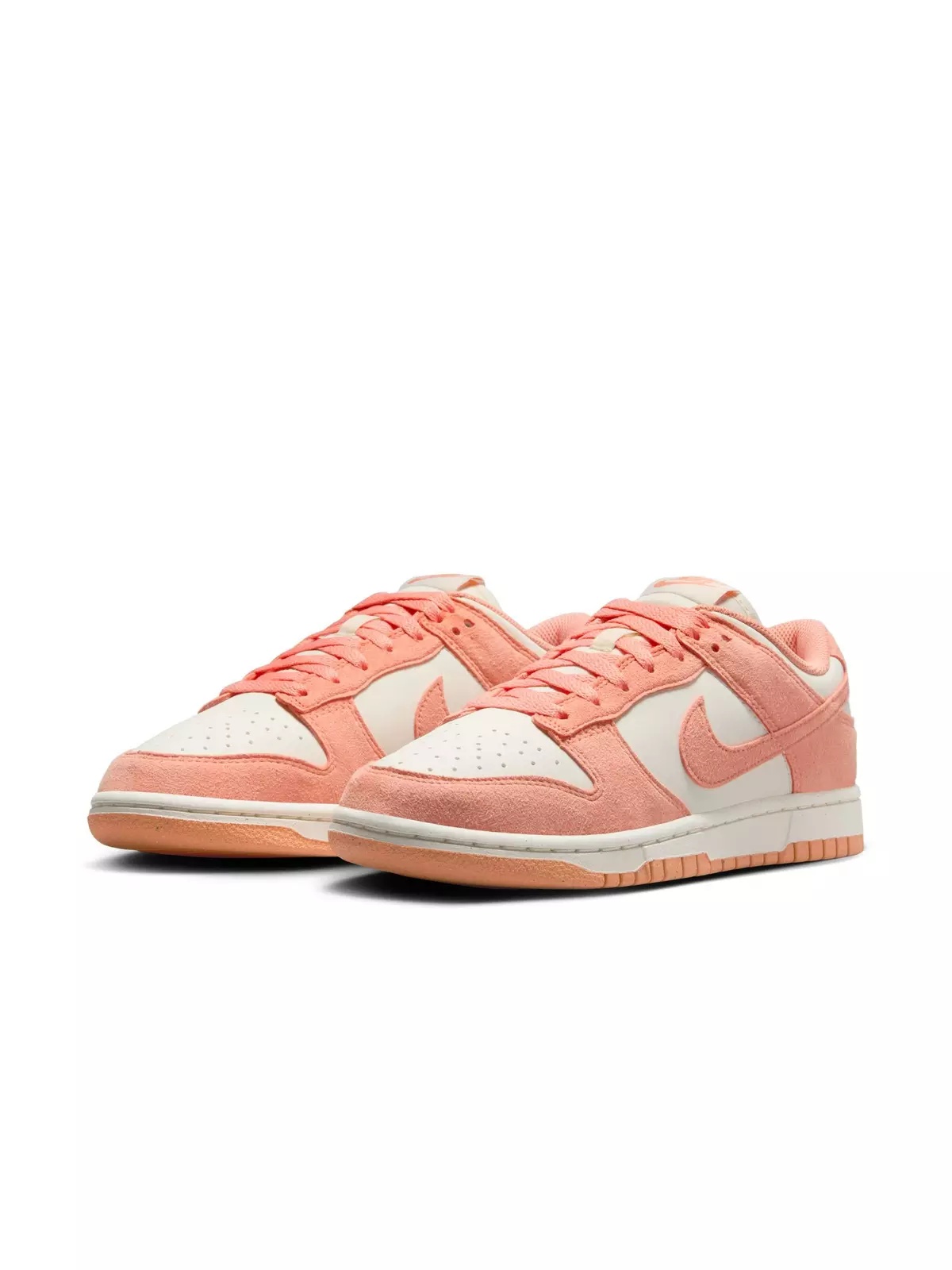 Dunk Low "Soft Pearl/Apricot Agate/White" Women's Shoe - 5