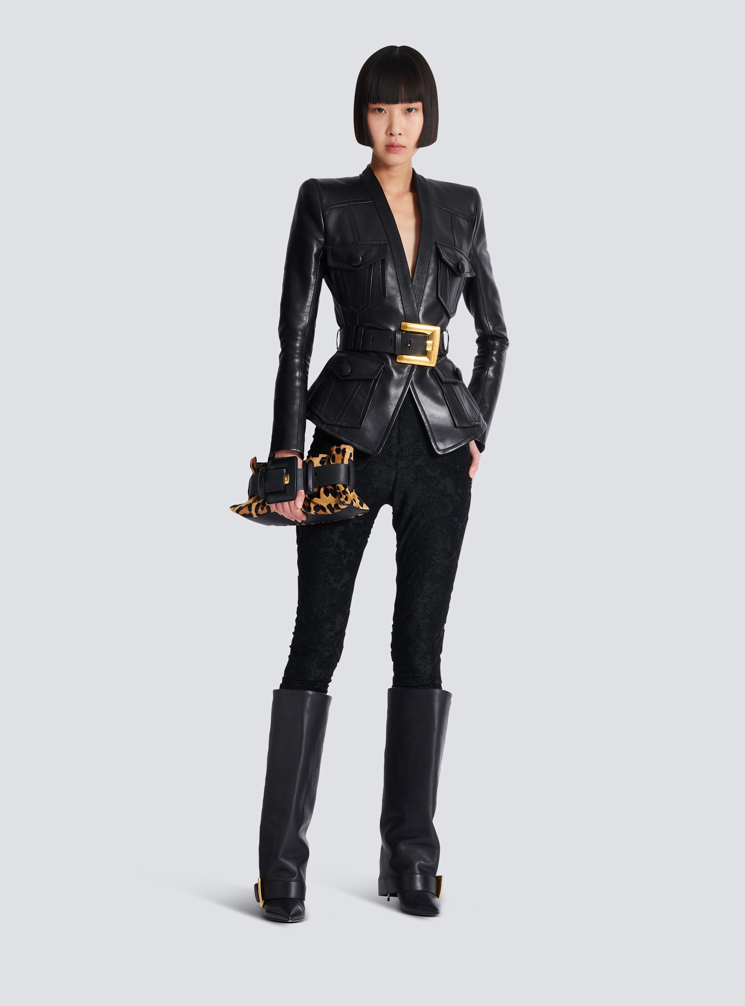 Anthem Mini ponyskin-style leopard print bag - 2