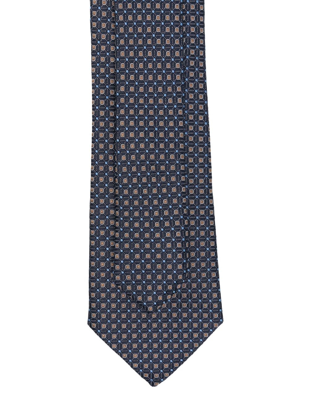 patterned-jacquard tie - 2