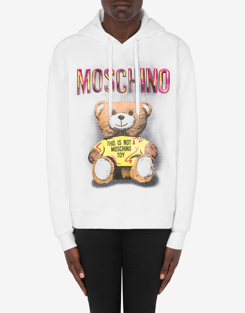 Moschino MOSCHINO TEDDY BEAR ORGANIC COTTON HOODIE outlook