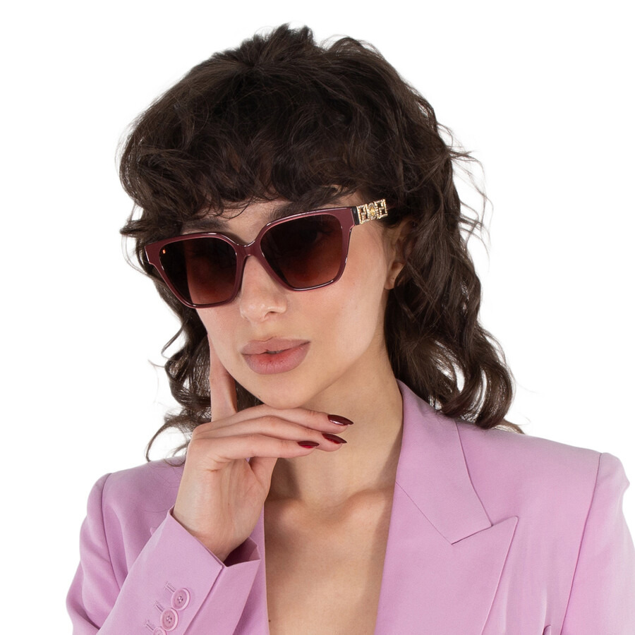 Versace Pink Gradient Butterfly Ladies Sunglasses VE4471BF 54755M 56 - 2