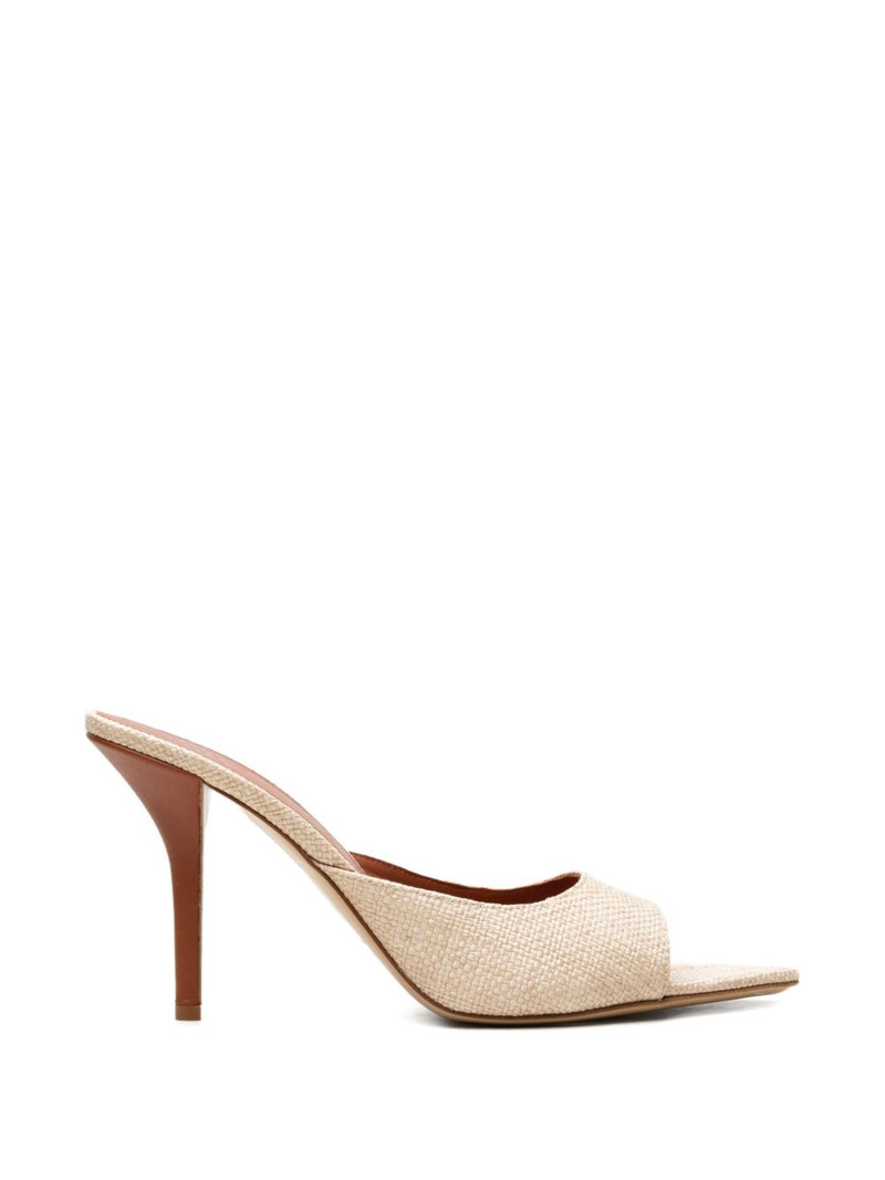 raffia point-toe sandals 1