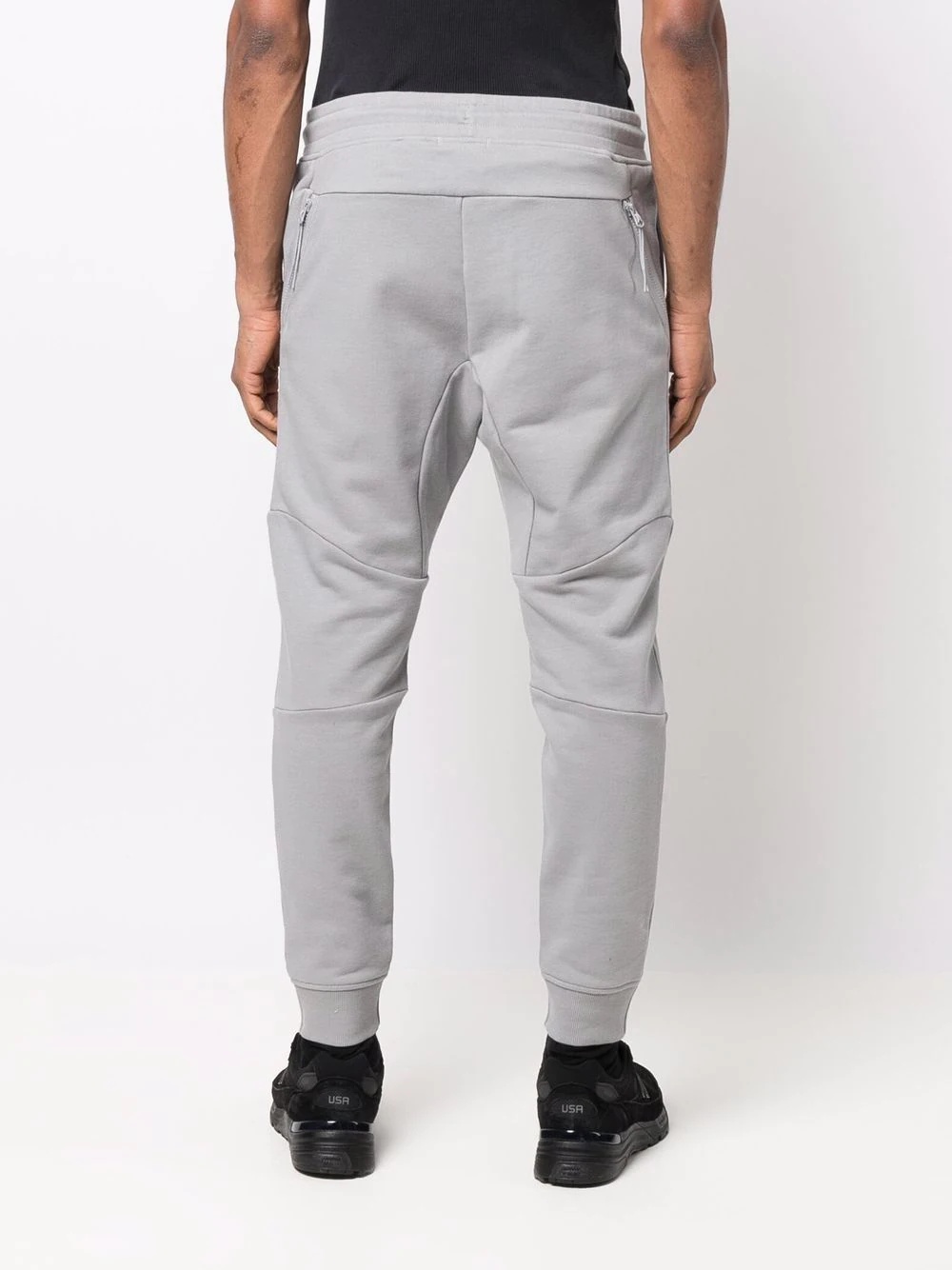 Lens-detail tapered track pants - 4