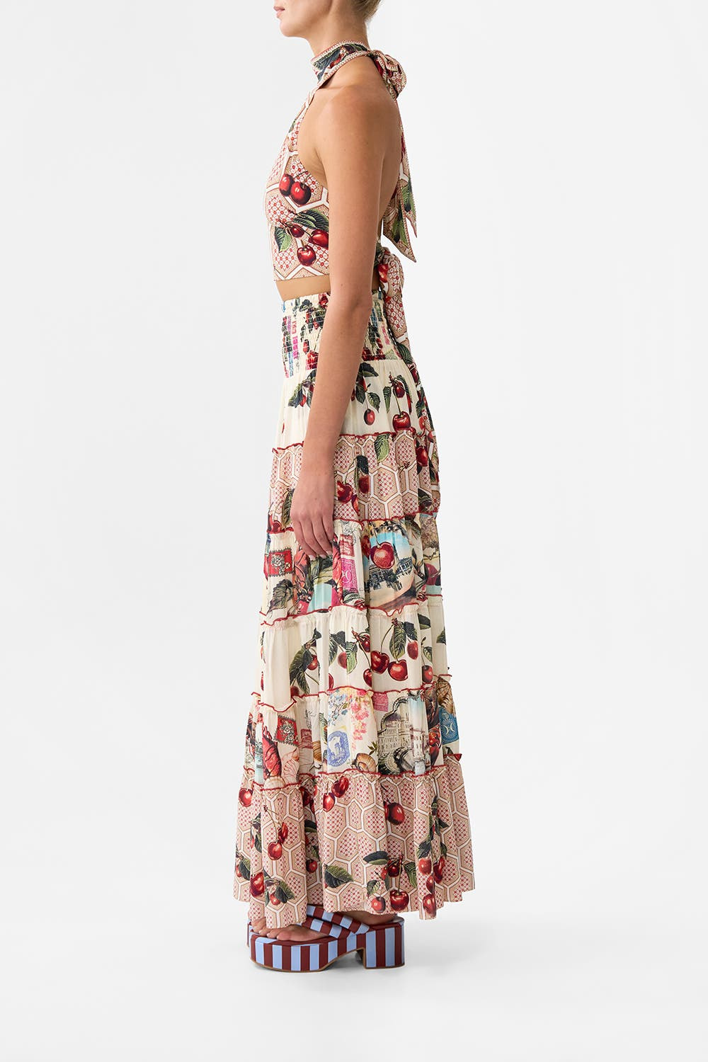 Camilla Halter Tie Back Top Notes From The Road at Nordstrom - 2