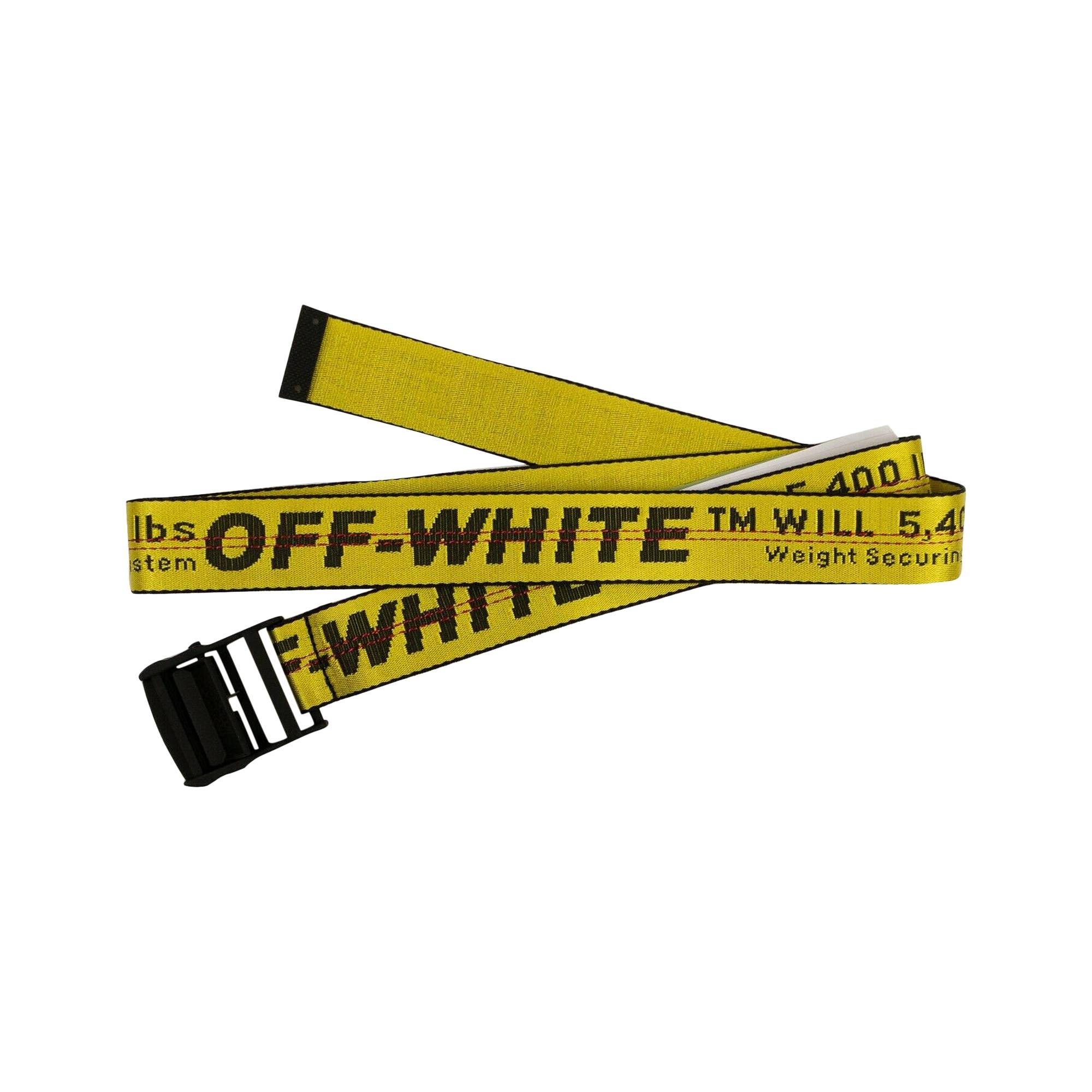 Off-White Classic Industrial Belt 'Yellow' - 2